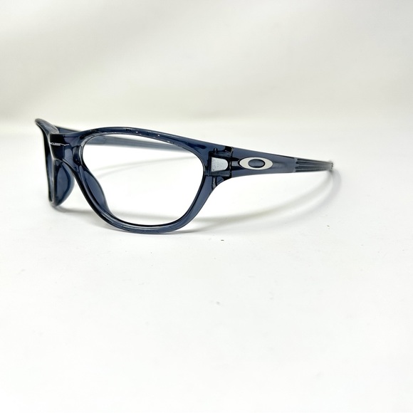 Oakley Vintage " New Frogskins " Black Crystal No Lenses 03-107 stress cracks - Picture 2 of 14